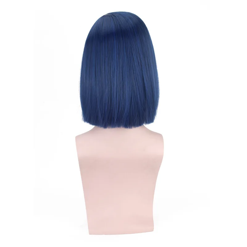 

DARLING in the FRANXX 015 Cosplay Wigs Ichigo Wigs 24cm Short Blue Synthetic Hair Perucas Cosplay Wig+ wig cap