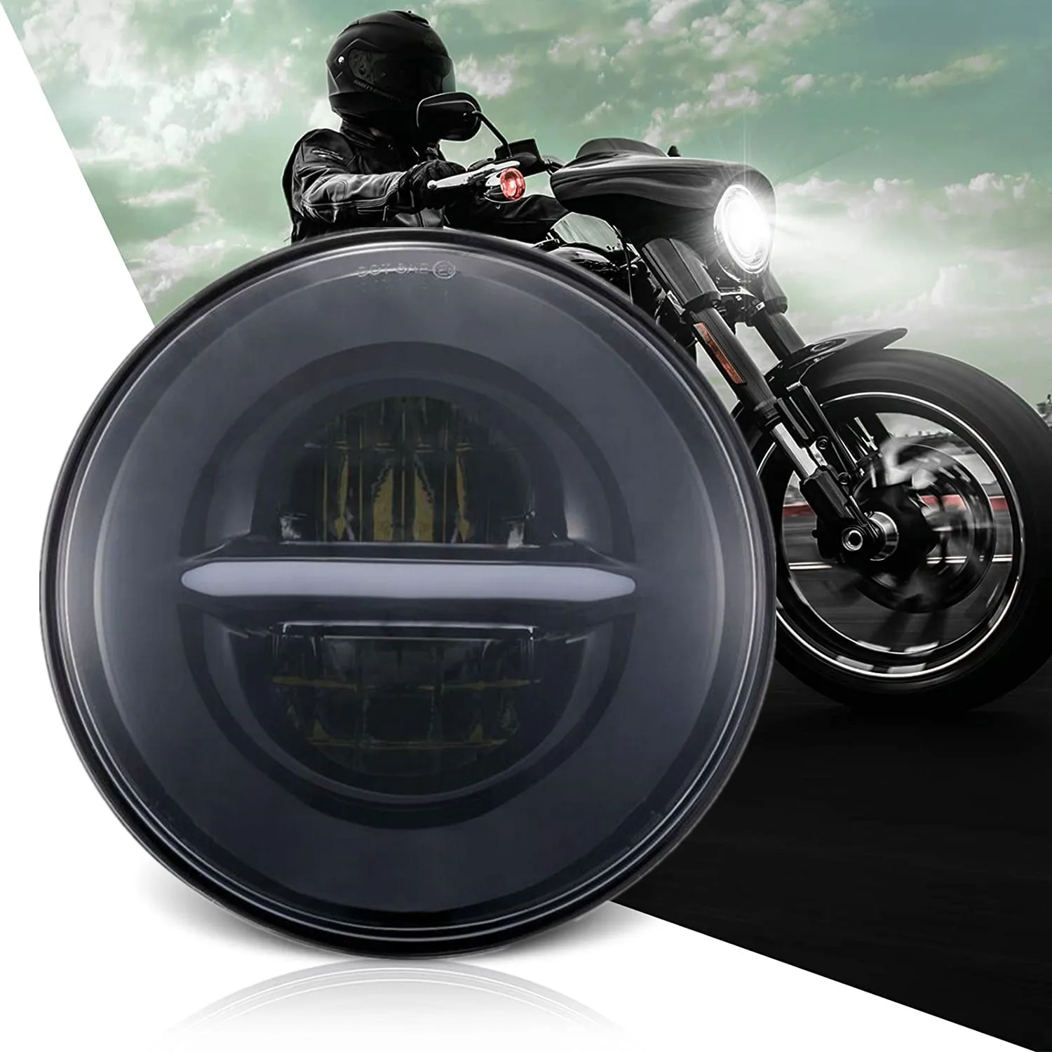 Светодиодный РА мотоциклетная светодиодная 5-3/4 дюйма 5 75 для Dyna Street Bob Super Wide Glide Low