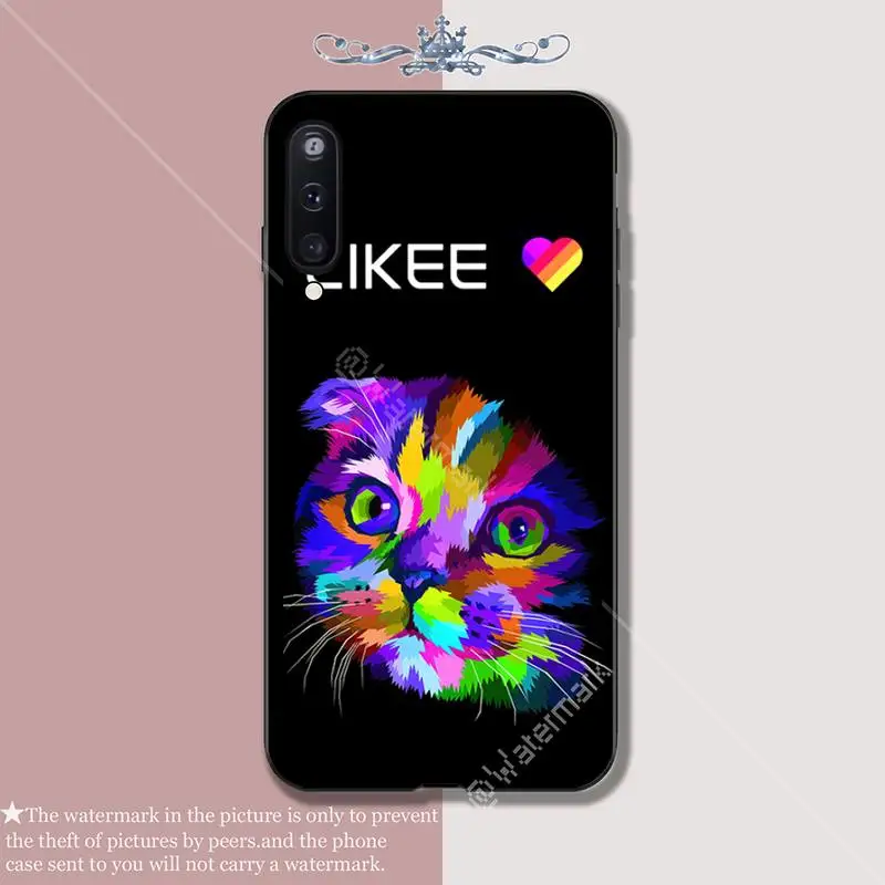 Мягкий силиконовый чехол с забавным котом и сердцем для Samsung Galaxy A 01 11 20 30 31 40 50 51 70 71