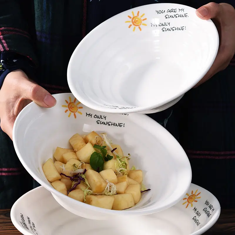 Миска Для рамен из говядины миска для лапши быстрого приготовления супа большая