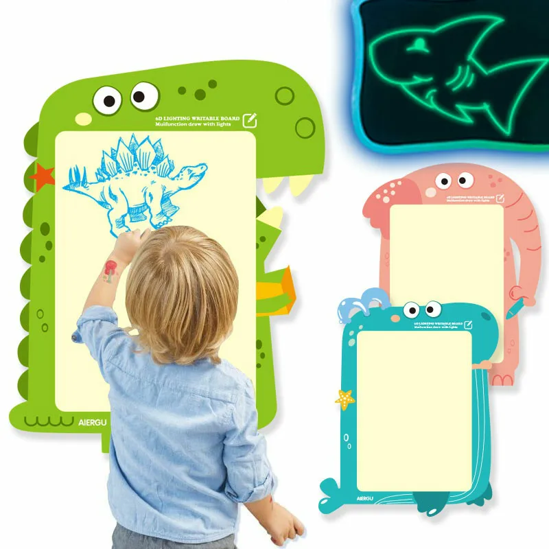 

Light drawing board lamp dark children's painting toys DIY puzzle Draw With Light 2020 boys and girls toys painting writing book