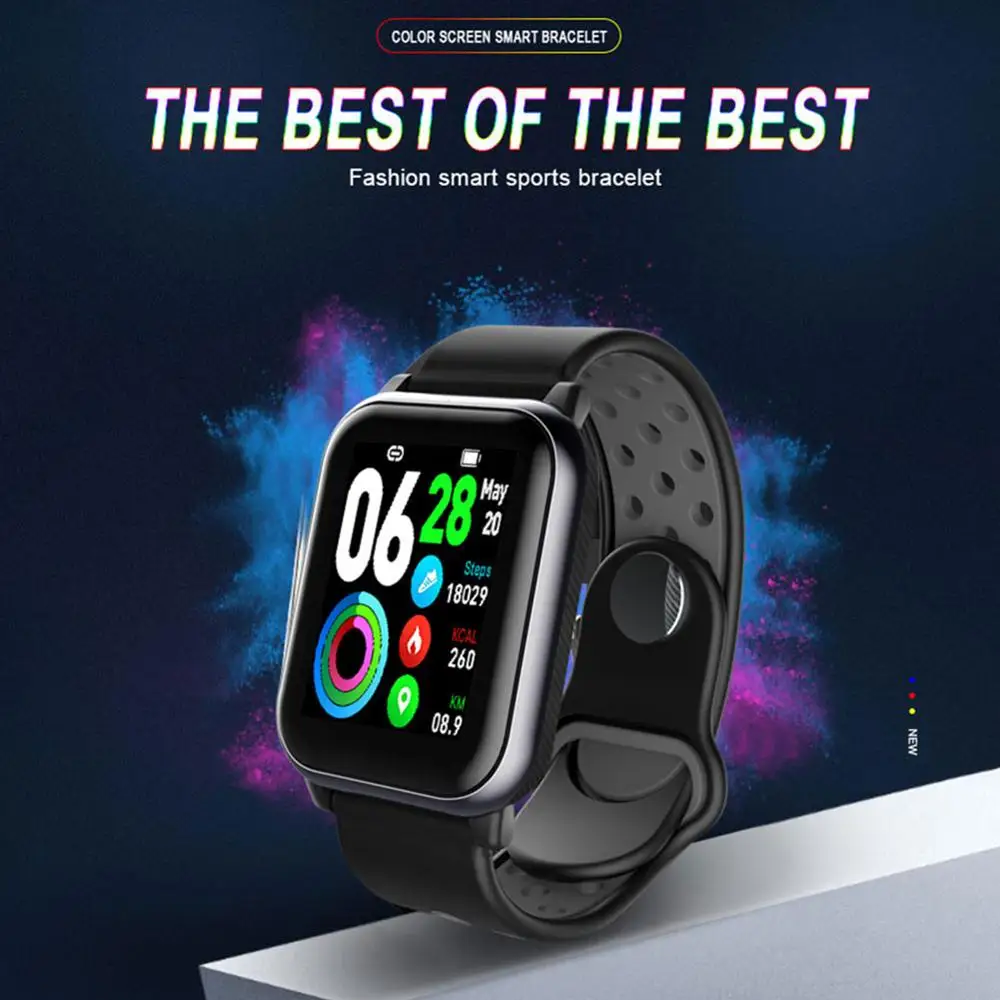 Мужские спортивные Смарт часы KY11 водонепроницаемый смарт браслет с монитором