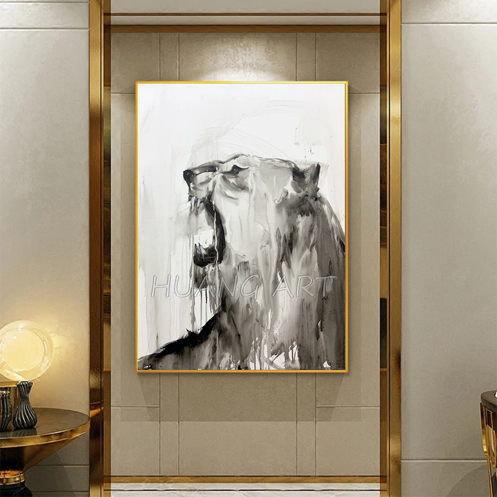 Оригинальная художественная чернильная живопись ручная роспись высокое