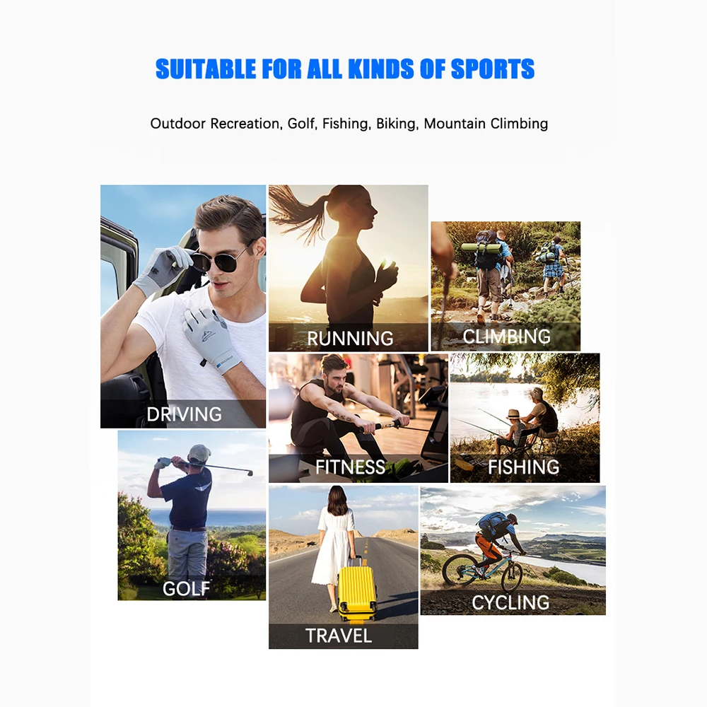 

Sommer Eis Seide Radfahren Handschuhe Touchscreen Angeln Sport Kuhlen Motorrad Sonnencreme Frauen Atmungsaktiv Wandern Fahr