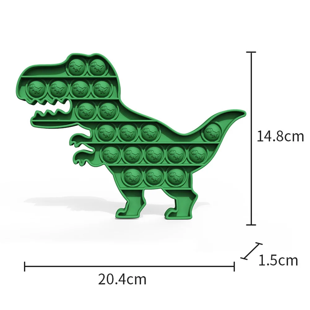 

Dinosaur Shaped Push Bubble Fidget Sensory Toys Kids Adult Anti Stress Toys for Children Autism Special Needs he Child Toy