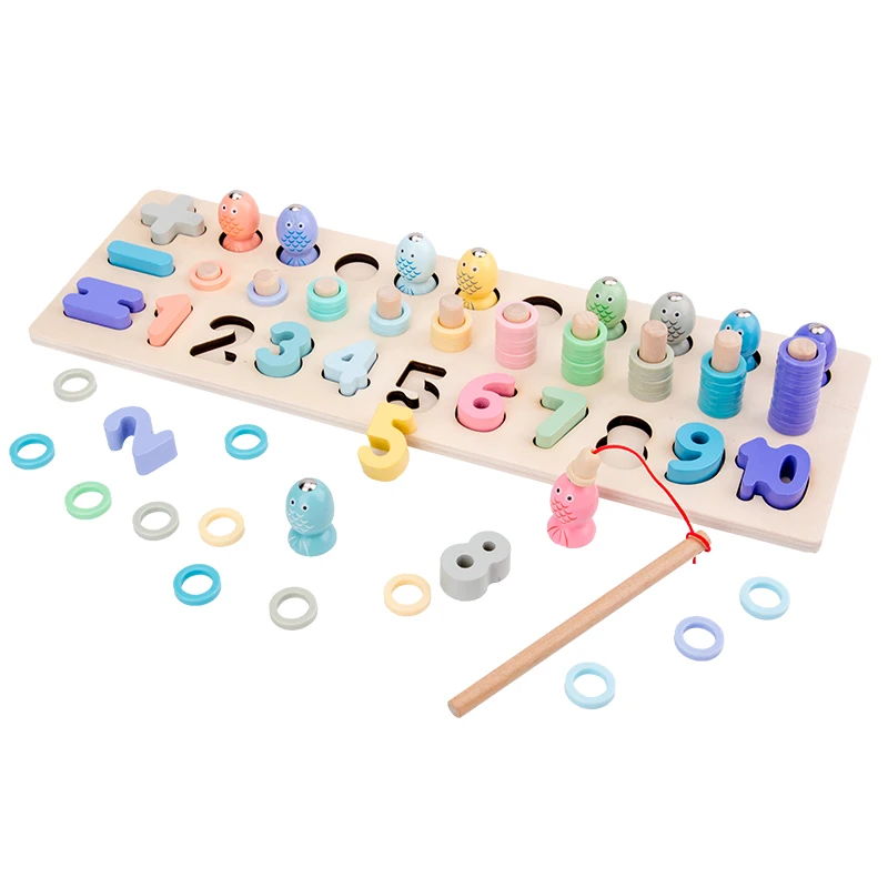 Деревянные игрушки Монтессори для дошкольного возраста подсчет арифметическая