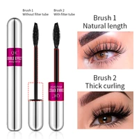 qic double ended mascara thick curling eyelashes waterproof long lasting not easy to smudge natural eye lashes eye makeup tslm2