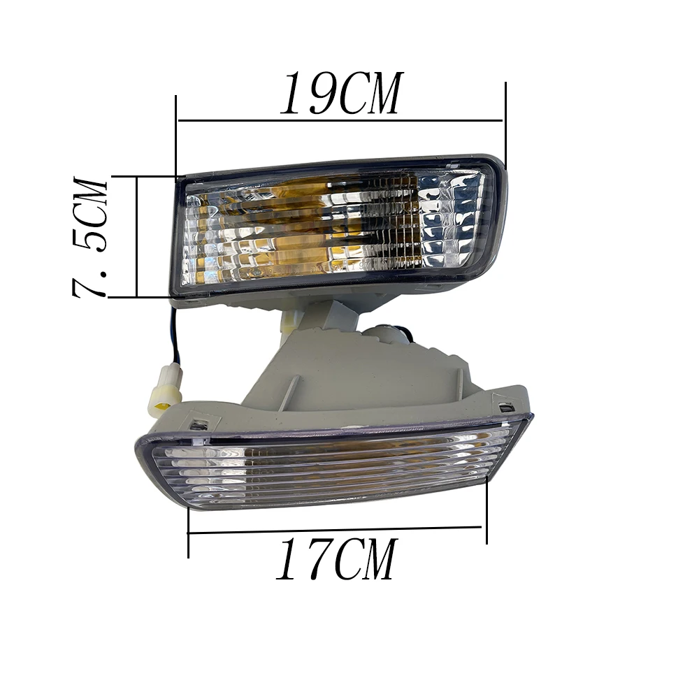 2 шт. противотумансветильник фары для Toyota Hilux Surf Yn185 N185 Uzn185 1999 2000 дневные ходовые