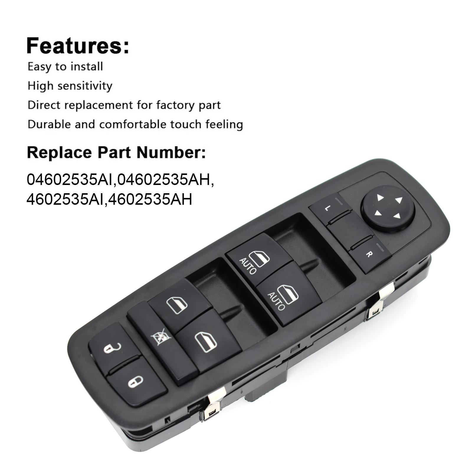 04602535AI автомобильный передний левый водительский боковой переключатель главного