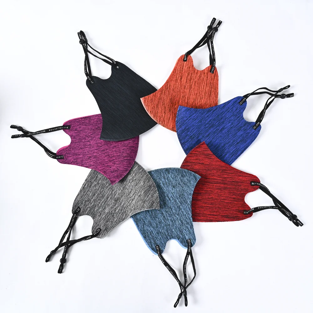 

Многоразовая черная маска для лица, регулируемые мужские и женские велосипедные маски, моющиеся корейские модные маски для взрослых с цвет...