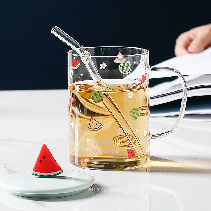 500 мл новая стеклянная чашка для воды кружка офисная кофейная домашний бокал вина