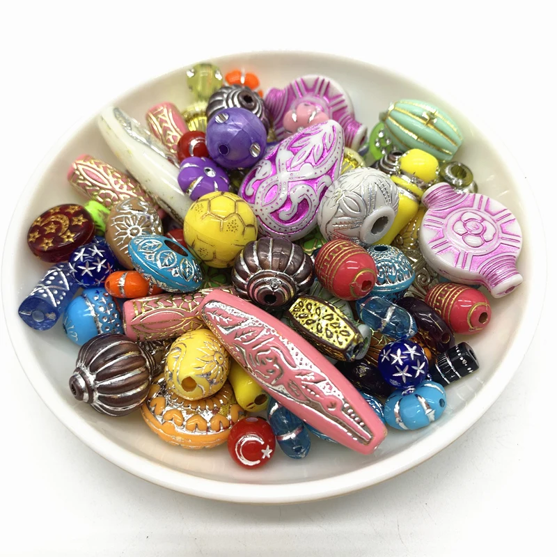 20 г новые акриловые бусины смешанные стиль для DIY ювелирные изделия браслеты