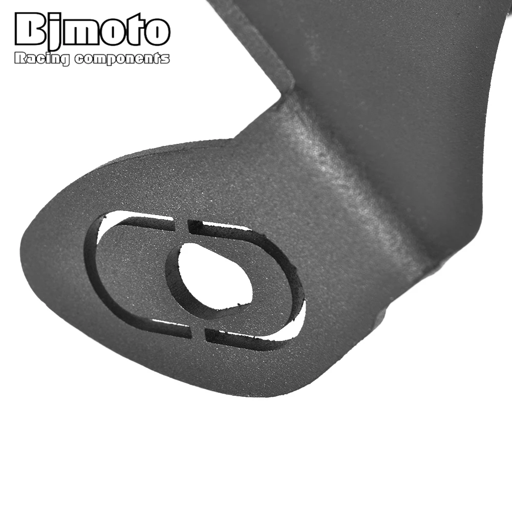 Черный мотоцикл сторона номерного знака Кронштейн с пластиной света для Honda CB650F