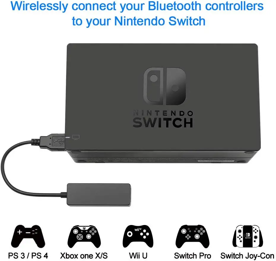 Приемник Bluetooth Rocketek беспроводной адаптер контроллера для консоли Nintendo Switch