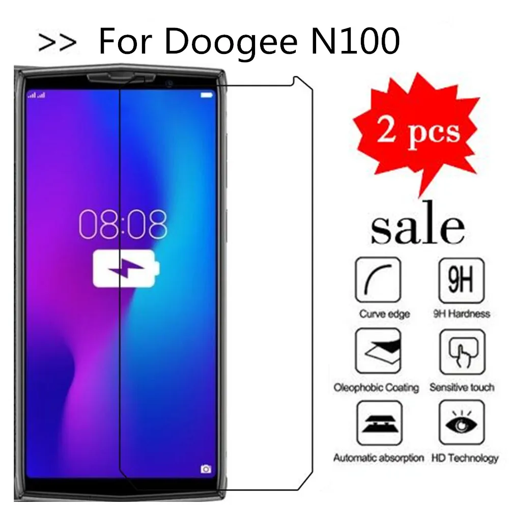 Закаленное стекло Для Doogee N100 Оригинал 9H Высококачественная защитная пленка
