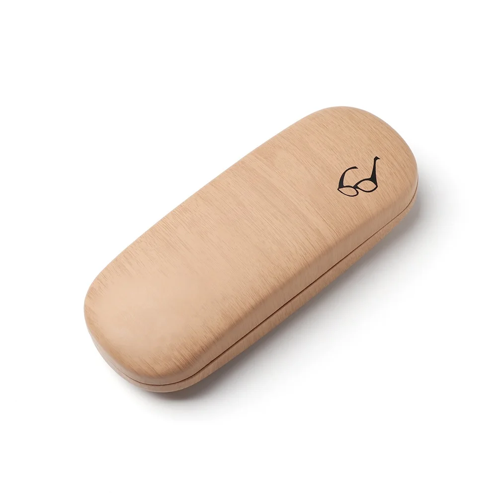 2021 унисекс 1 шт Футляр для очков имитация дерева Твердый комплект держатель