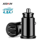 Автомобильное зарядное устройство с 2 USB-портами для планшетов, GPS, 4,8 А