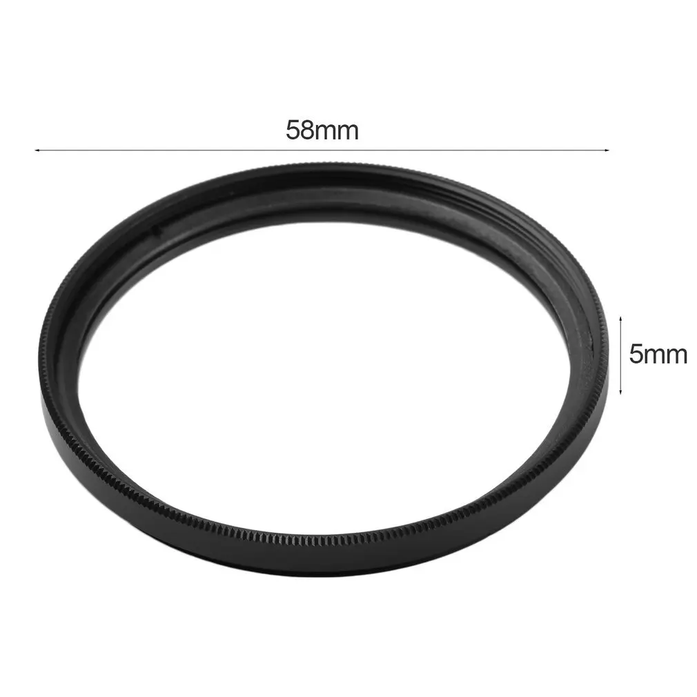 

2016 Newest 1pcs Glass 52MM 58MM 67MM Haze UV Filter Lens Protector with Metal Frame of DSLR SLR DC DV wholesale