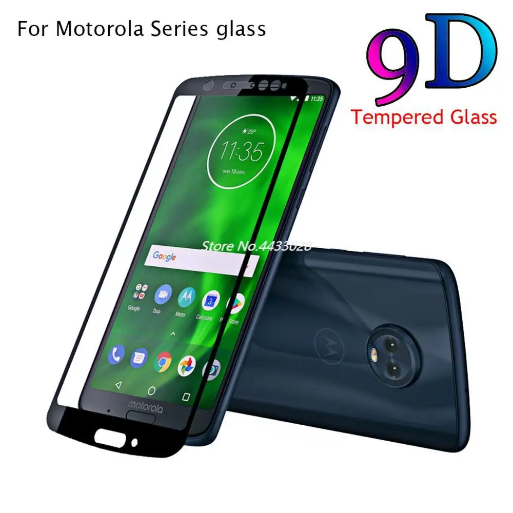 9D полноэкранная защитная пленка закаленное стекло для Motorola Moto E5 G5 Play G5S G6 Plus X4 X5