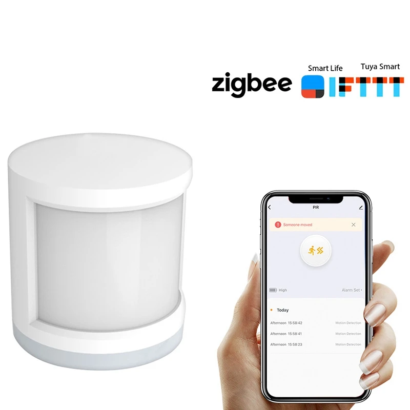 Беспроводной пассивный инфракрасный датчик движения ZigBee охранная сигнализация