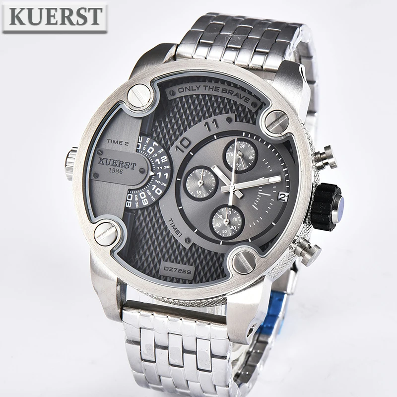 Люксовый брендовый мужской часы с большим циферблатом мужские спортивные