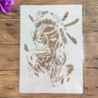 A4 29*21 см женские warriorl DIY Трафареты настенная живопись раскраска для скрапбукинга рельефная декоративная альбомная бумага визитная карточка