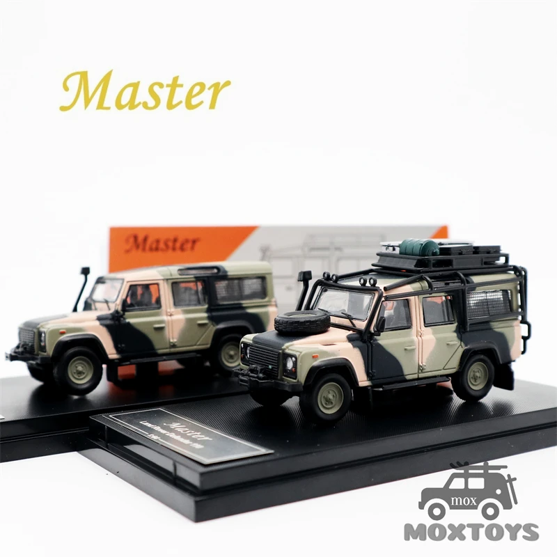 Мастер 1:64 Land Rover Defender 110 камуфляжная обычная/Роскошная литая модель автомобиля |