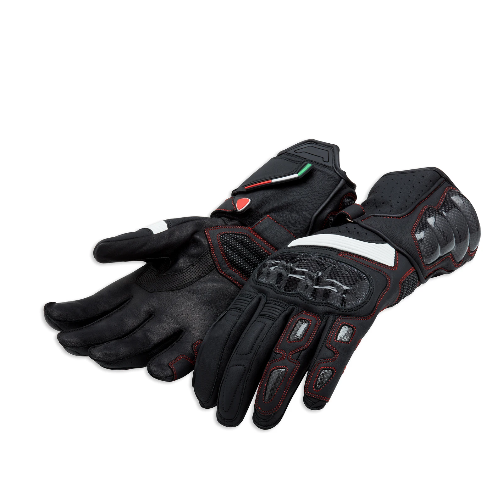 

Red Motorrad For Ducati Team CORSE Motorbike Racing Performance C2 Leather Sport Motorcycle Glove