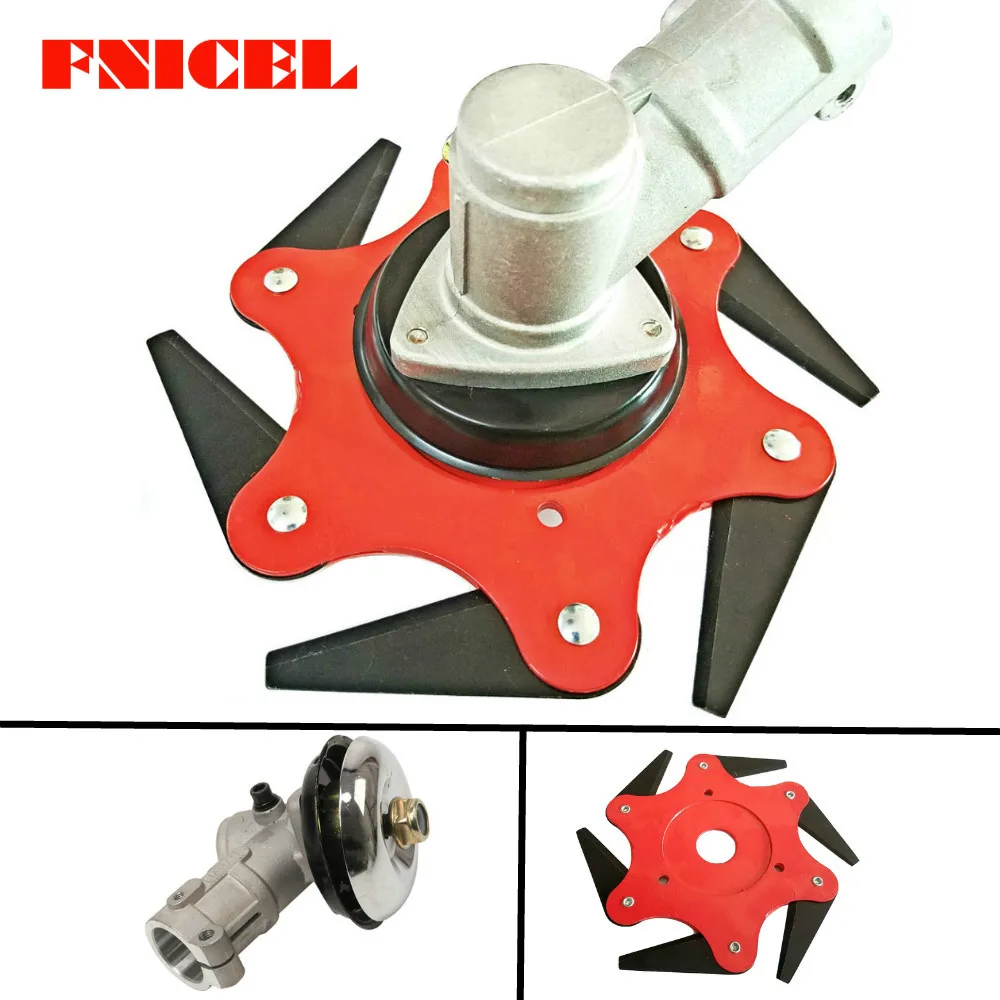 Головка для триммера 6 зубьев стрижки травы 26 мм/28 мм|Триммеры| |