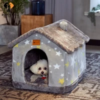 dog house bed puppy indoor house kennel bed mat for small medium dogs cats washable home puppy cave sofa cat tent pet products