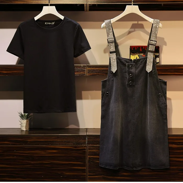 Женский комплект из двух предметов большого размера модель 2020 года летняя