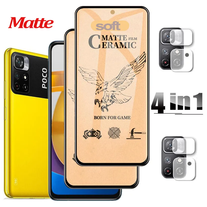 

Matte Glass For Xiaomi Poco M4 M3 Pro 5g Ceramic Protection Film Poko Poco X3 Pro Screen Protector Pocco M4 Poco M4 Pro Glass