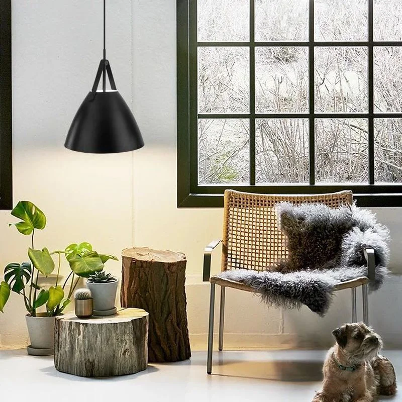 

Modern Nordic Pendant Lights Cone LED White Pendant Lamp kitchen dining Room bar Lighting Hanging Lamp luminaire Light Fixtures