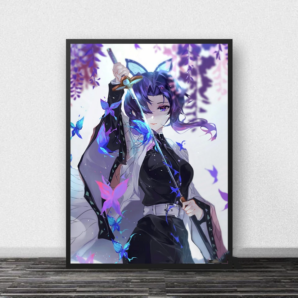 Японское аниме 5d алмазная живопись Постер-убийца демонов вышивка мозаика