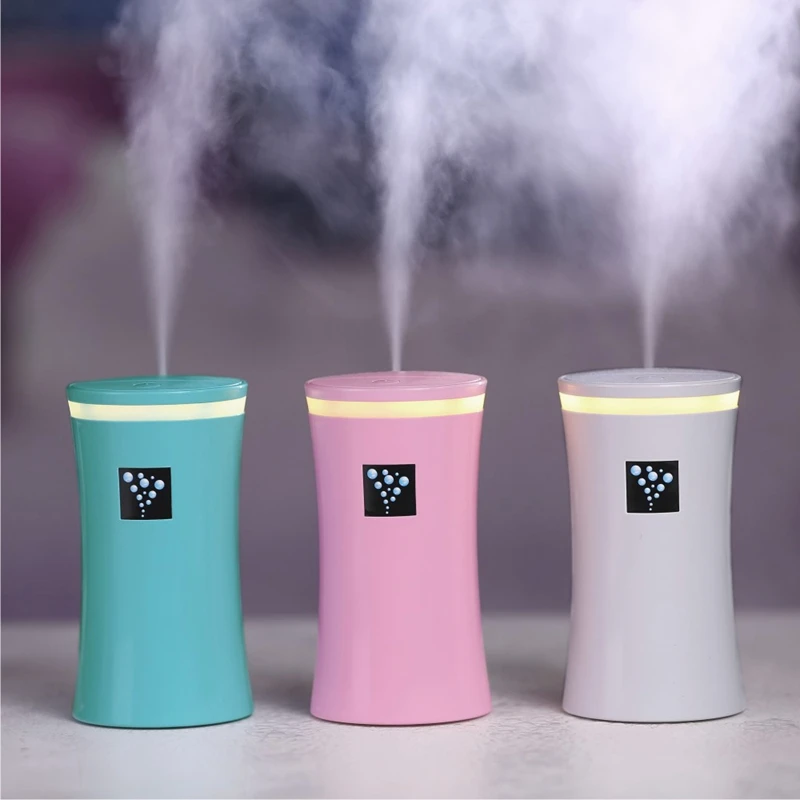

USB Car Humidifier Household Atomizing Air Purification Aromatherapy Machine LED Night Light