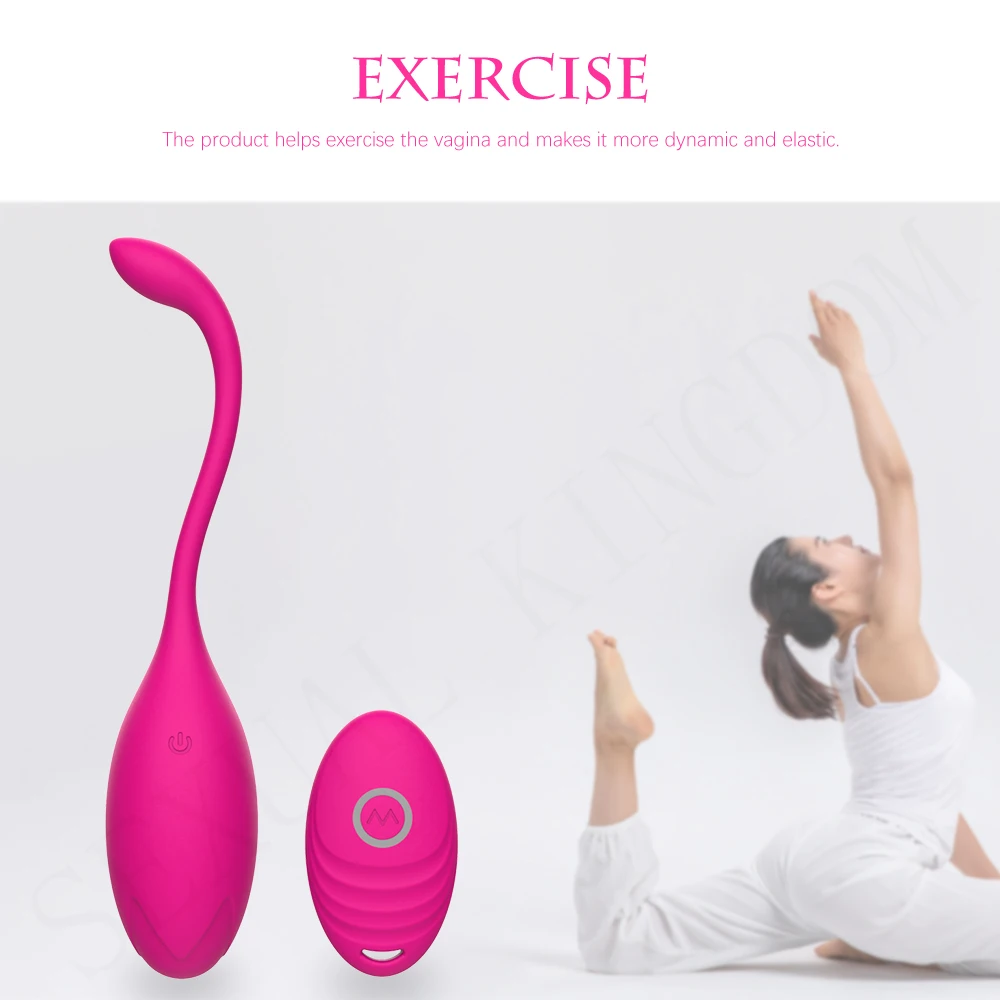 Пульт дистанционного управления прыгающее Яйцо вибратор Кегель шарик