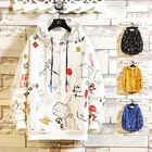 Мужские толстовки, Мужская Осенняя толстовка с граффити, мужская одежда в стиле хип-хоп Харадзюку, уличная одежда, толстовка, мужская модель, 2020