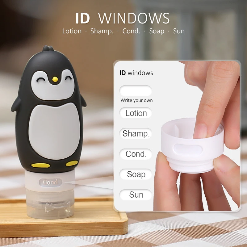 

Silicone Lotion Dispenser Travel Bottle Leakproof Containers for Shampoo Conditioner Body Wash Liquid Soap Cream HJL2019