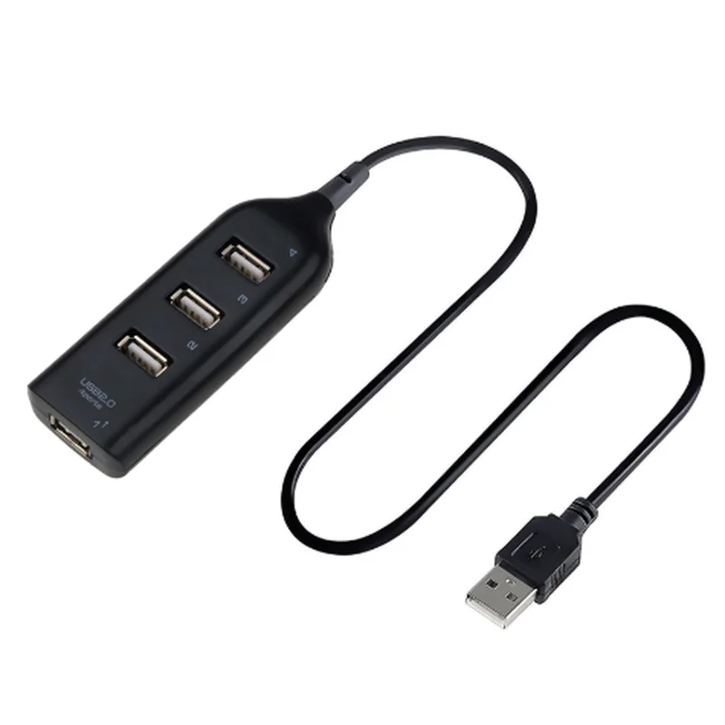 Высокоскоростной разветвитель с 4 портами для MacBook Pro Desktop USB 2 0 адаптер ноутбука