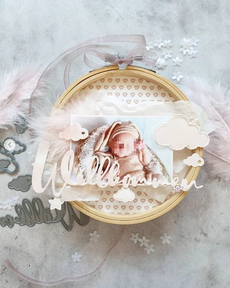 Металлические Вырубные штампы форма для вырезания новые буквы украшения