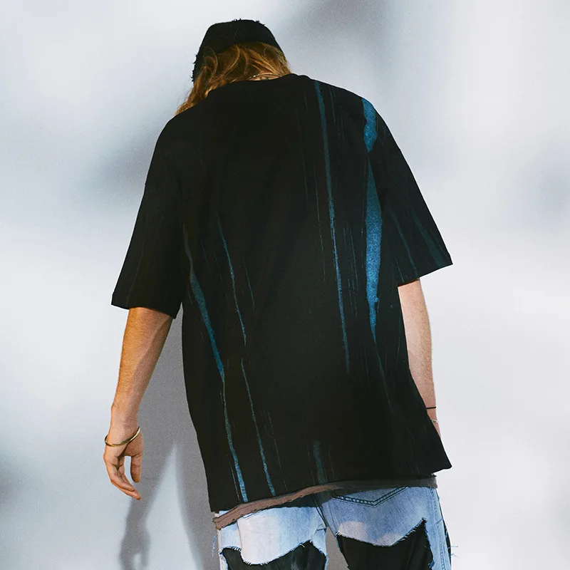 Футболка мужская с коротким рукавом универсальная Простая рубашка в стиле