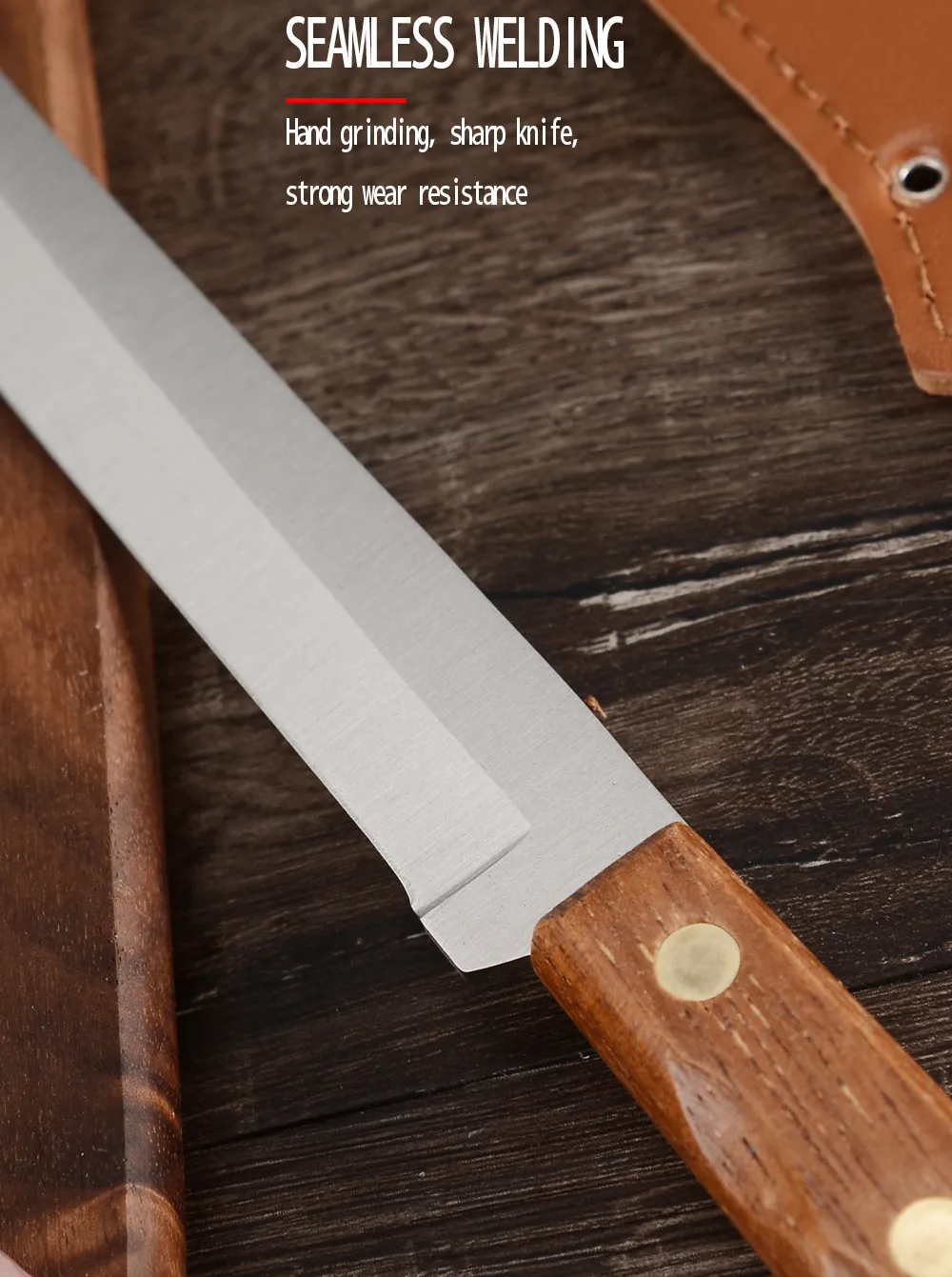 Нож шеф-повара Sowoll 6 5 дюйма кухонный нож с косточками лезвие из нержавеющей стали