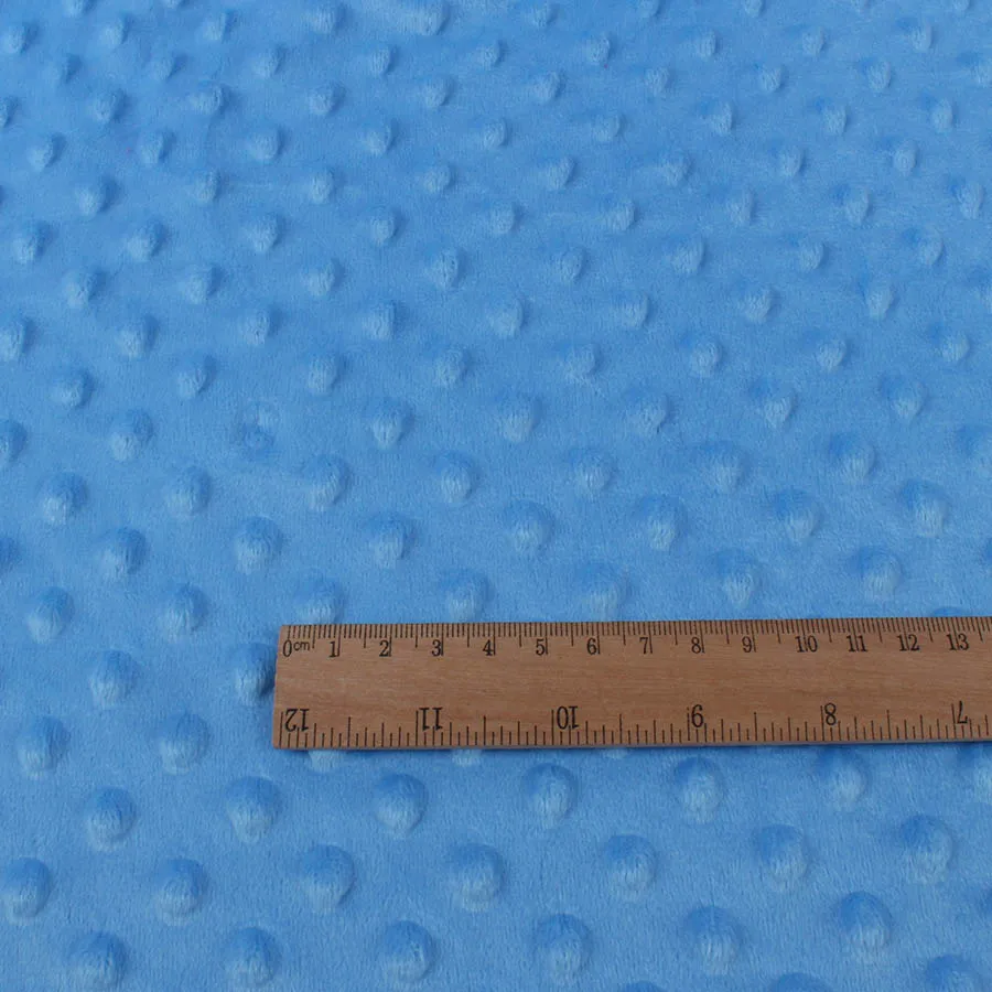 1 ярд рельефные точки ткань Ультрамягкая флис постельные принадлежности Одеяло