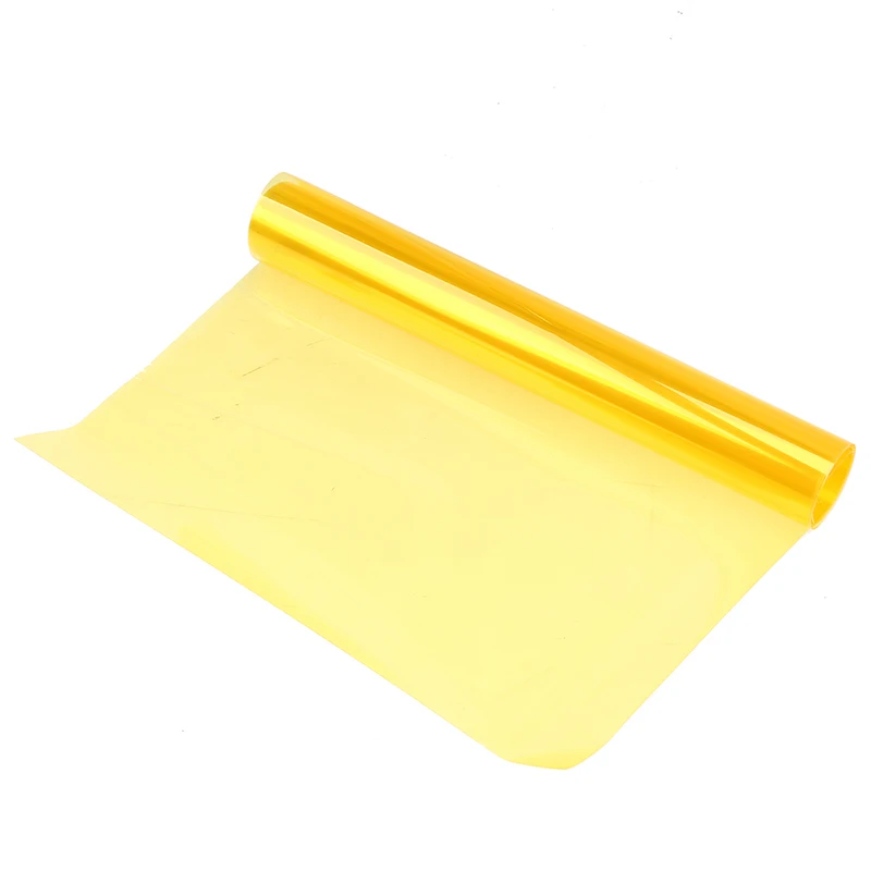POSSABY желтый ПВХ автомобильный противотуманный светильник Тонирующая пленка