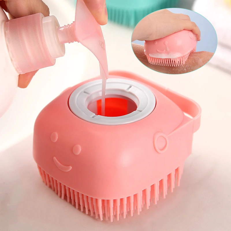 Щетка-массажер для собак и кошек щетка массажа груминга душа купания мягкая