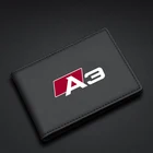 Автомобильный держатель карт из высококачественной кожи ручной работы для Audi A3 8p 8v 8l аксессуары автостайлинг