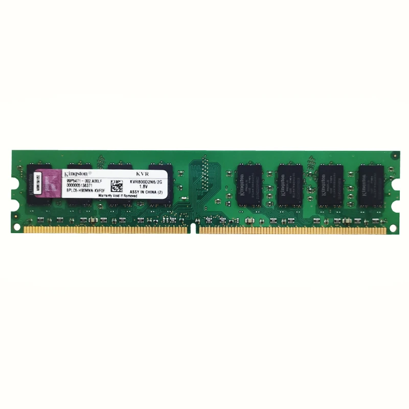 Память Kingston DDR2 2 ГБ 800 МГц 667 PC2 6400U 5300U 240 контактов 1 8 в 2g UDIMM RAM|Оперативная память| |