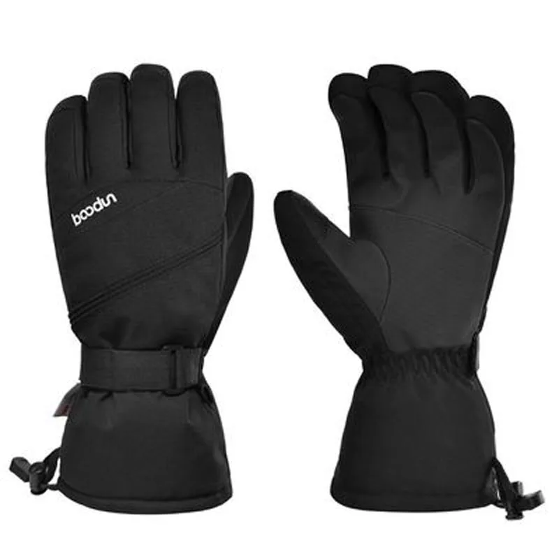 

Boodun Winter Men Women Ski Gloves Touch Screen Warm Fleece Waterproof Skiing Snowboard Gloves Split Finger Motorcycle Gloves