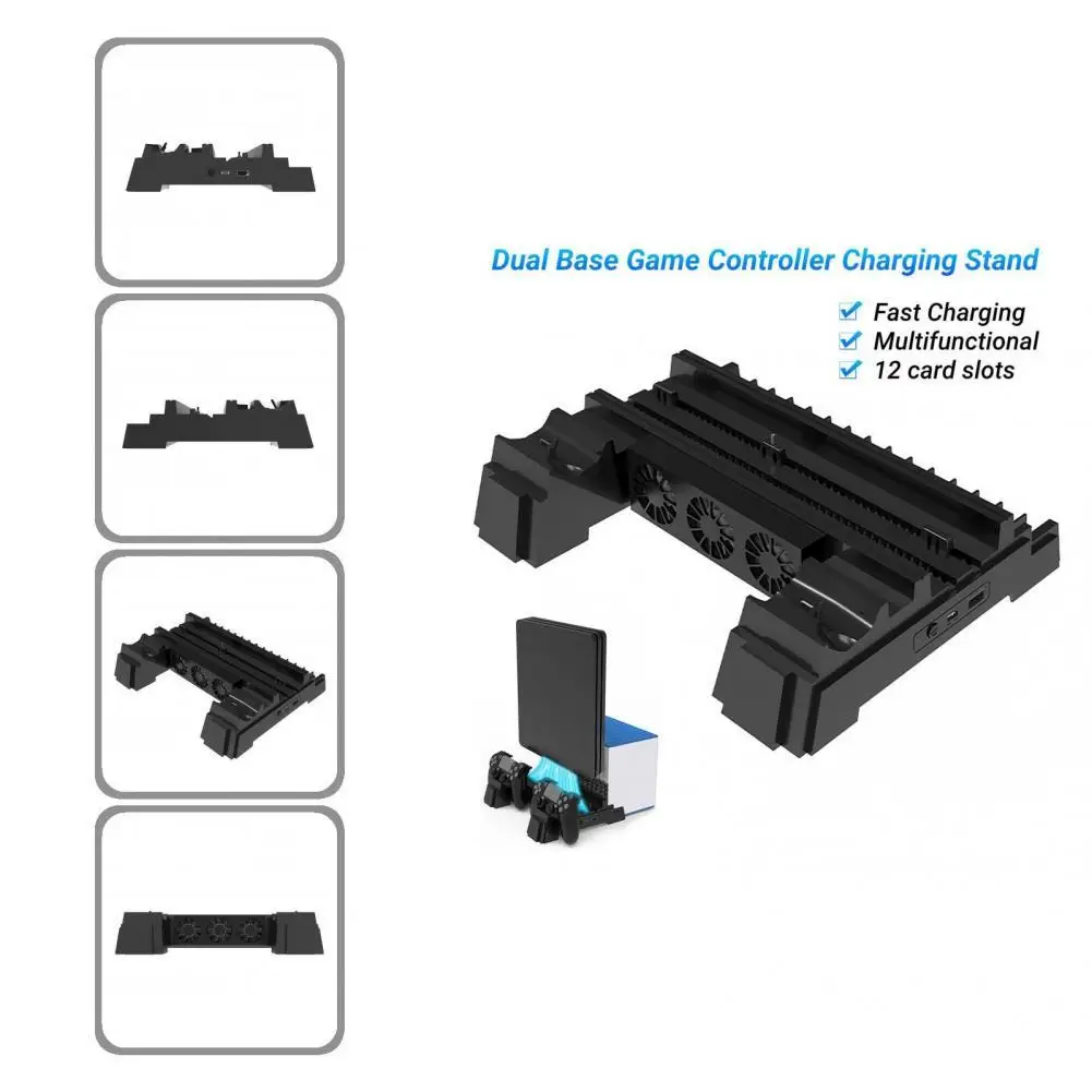

Charging Stand Practical Useful 15 Game Slots Dual Base Game Controller Charging Stand