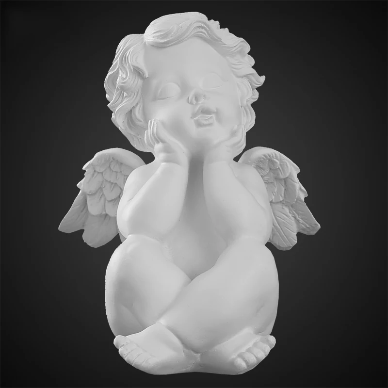 Белая Скандинавская пластырь Ангел маленькая статуя фигурка креативные